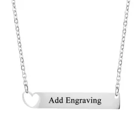 Personalized Nameplate Necklace Custom Name