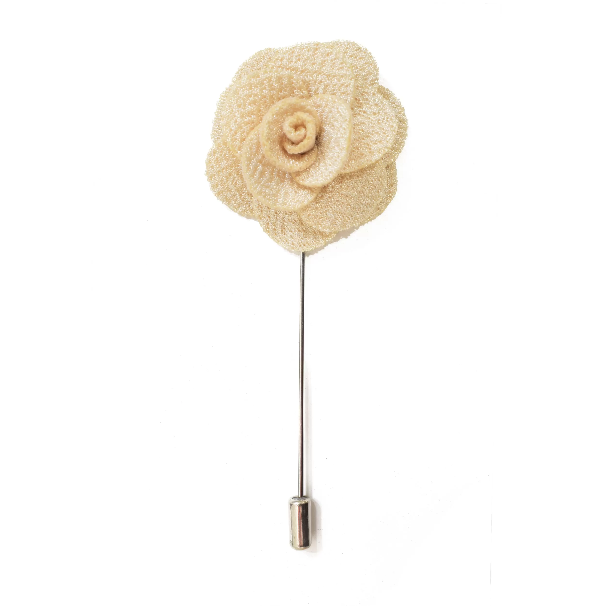 Petal Lapel Pin - Ivory