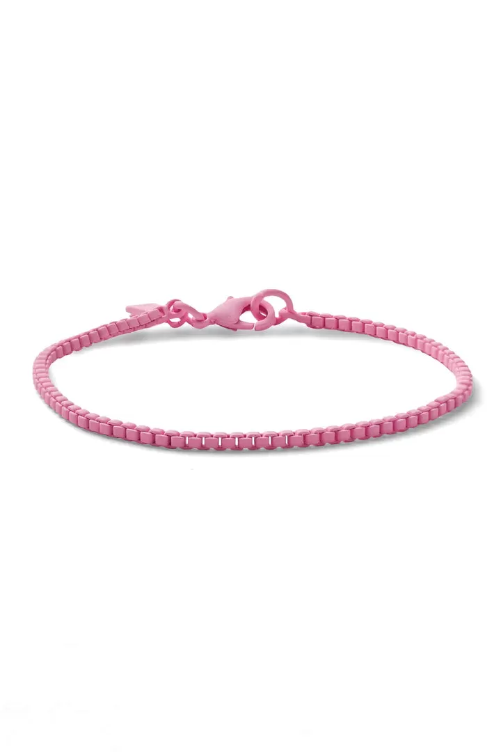 Plastalina Bracelet, Candy Pink