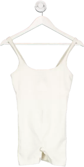 Primark Cream Cross Back Unitard UK XS