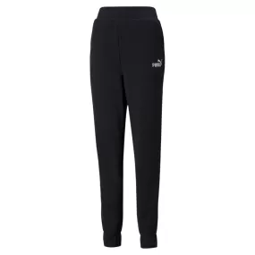 Puma women's sports trousers with cuff ESS  Embroidery High-Waist Pants TR cl 847093-01 black