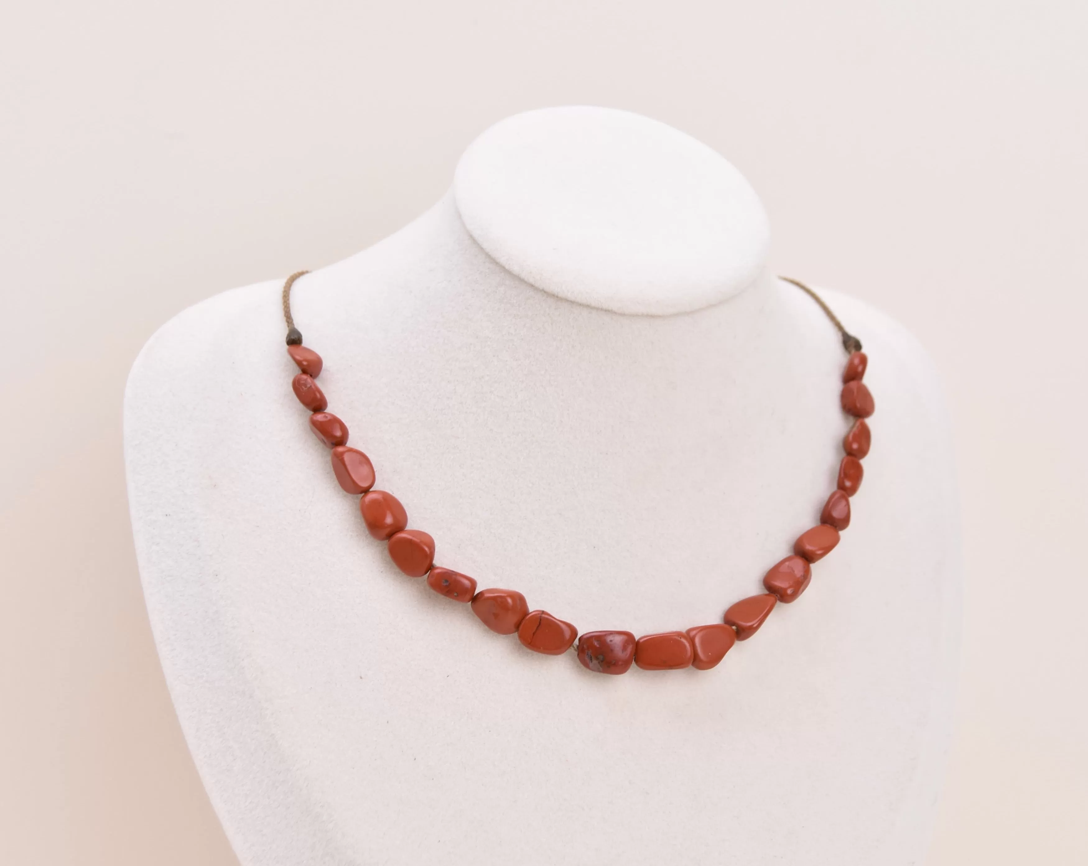 Red Tones - Pebble Necklaces