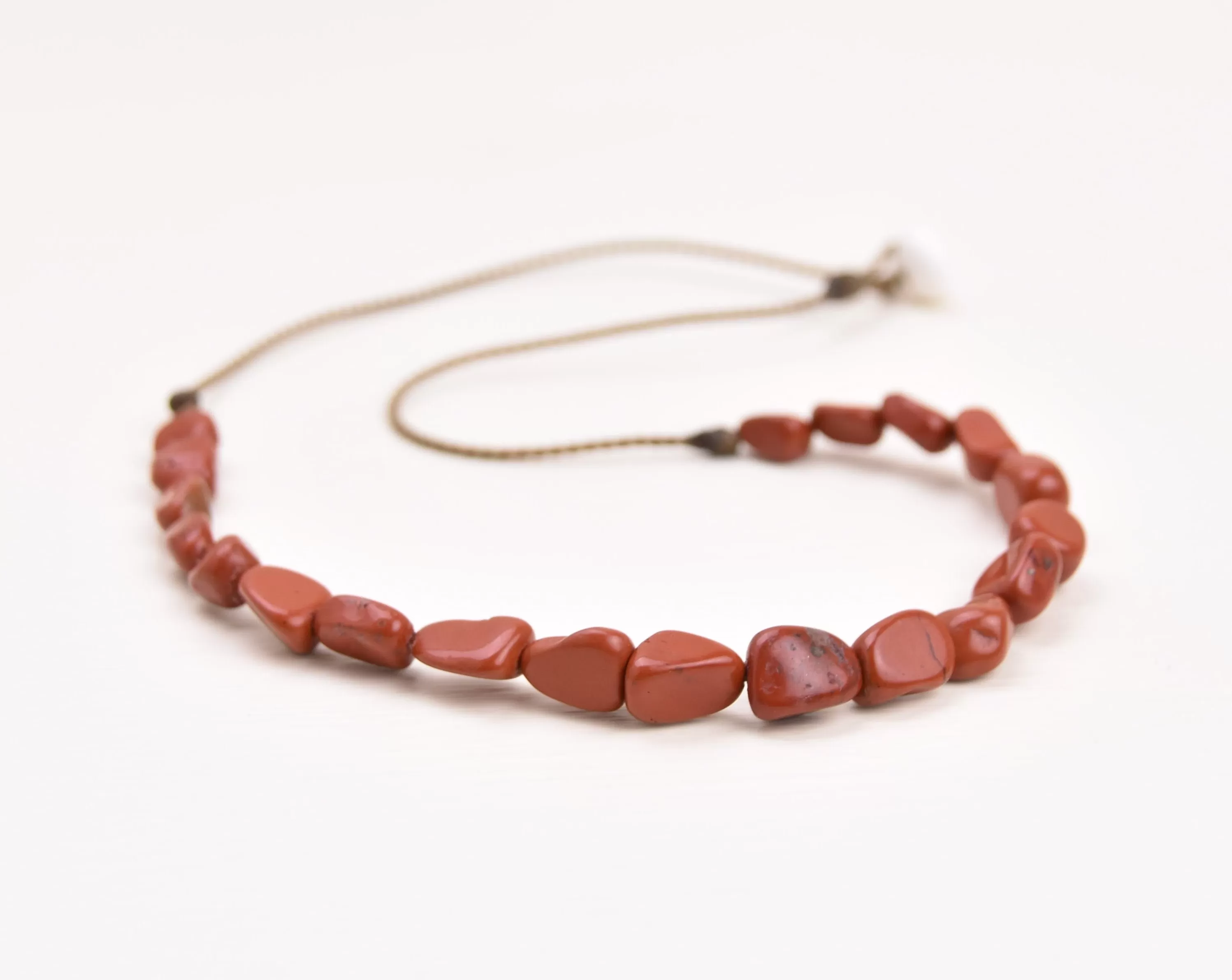 Red Tones - Pebble Necklaces