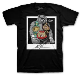 Retro 11 Cool Grey Shirt - Bo Bear - Black