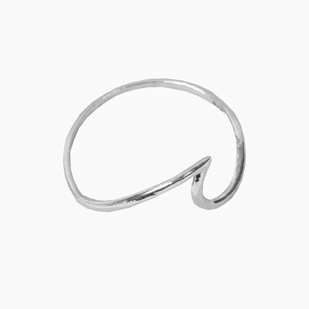 Roma Wave Sterling Silver Ring