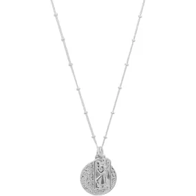 Romy Double Pendant in Silver