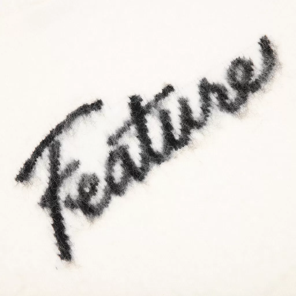 Script Logo Sweater - Cream