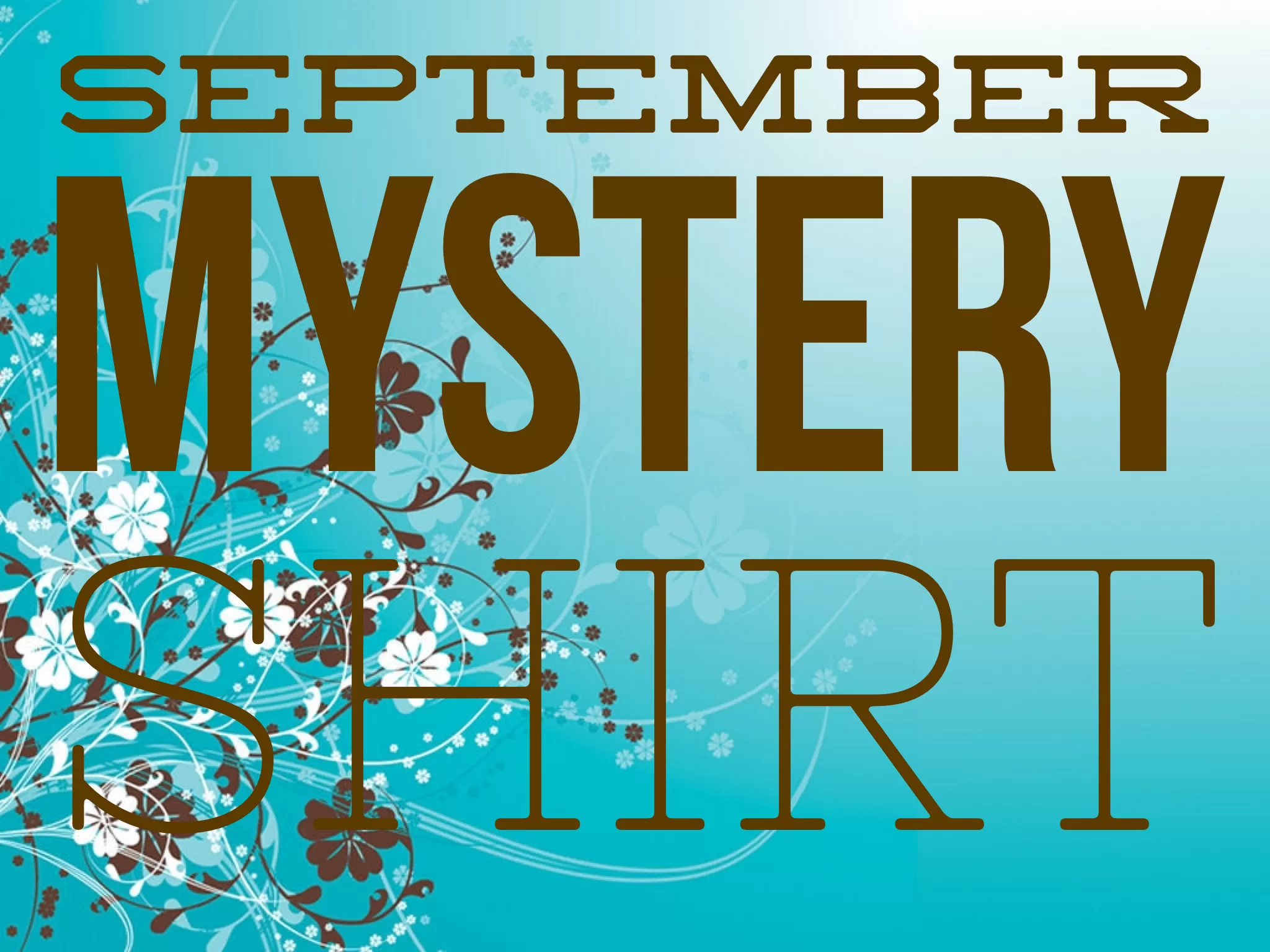 September 2020 Mystery Shirt {Pre-Order:  Ships First Week of September}