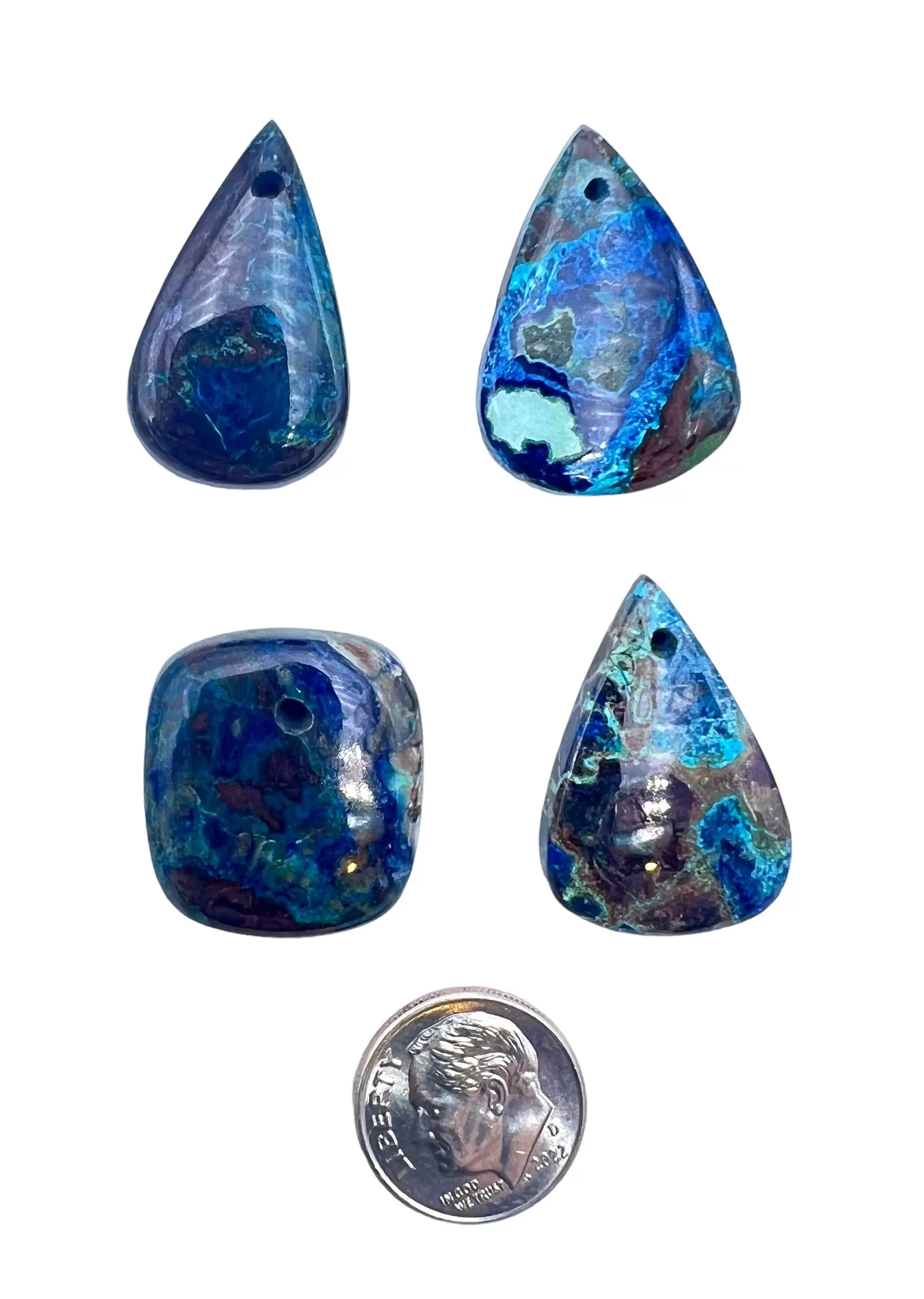 Shattuckite Focal Pendants Various Shapes (Select one Stone)