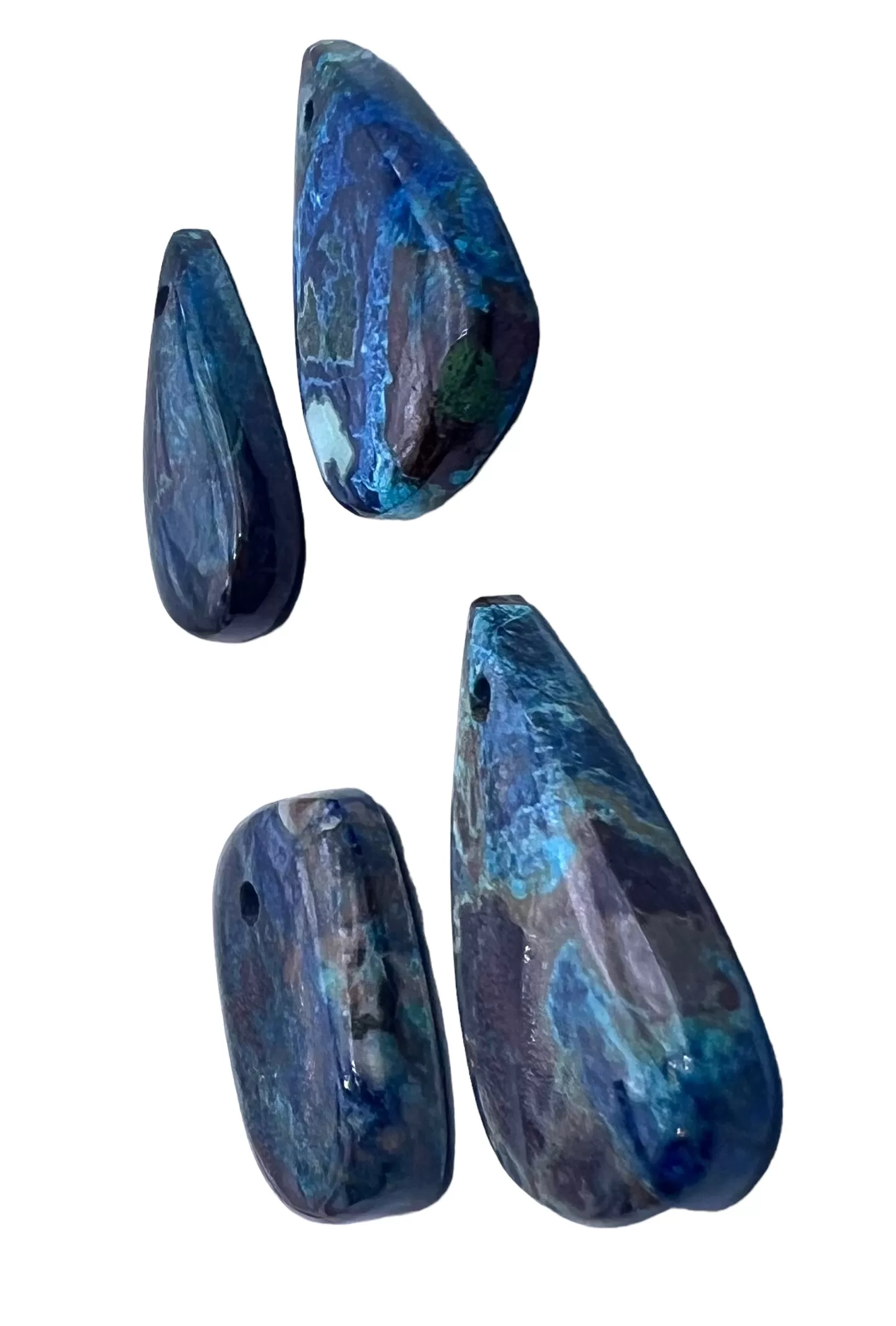 Shattuckite Focal Pendants Various Shapes (Select one Stone)