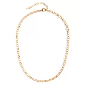 Simple Elegance Classic Gold Chain Necklace