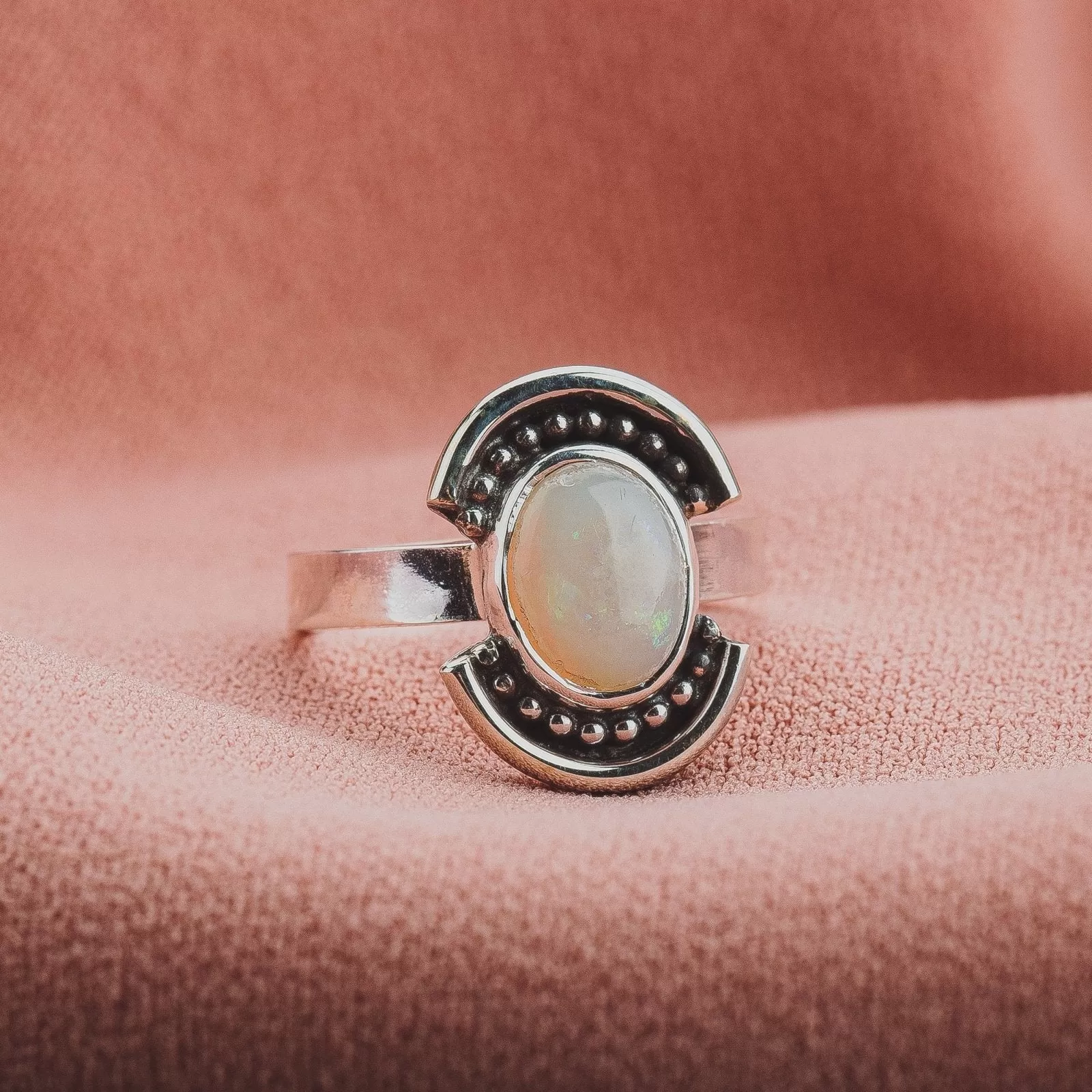 Size 5.25 Opal Shield Ring