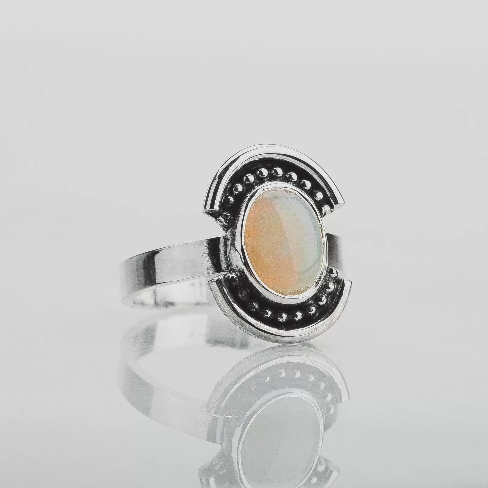 Size 5.25 Opal Shield Ring