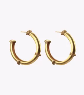 Spiga Large Hoops