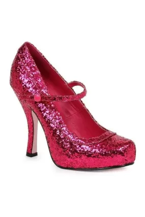 SS-423-CANDY Costume Pump | Fuchsia Glitter