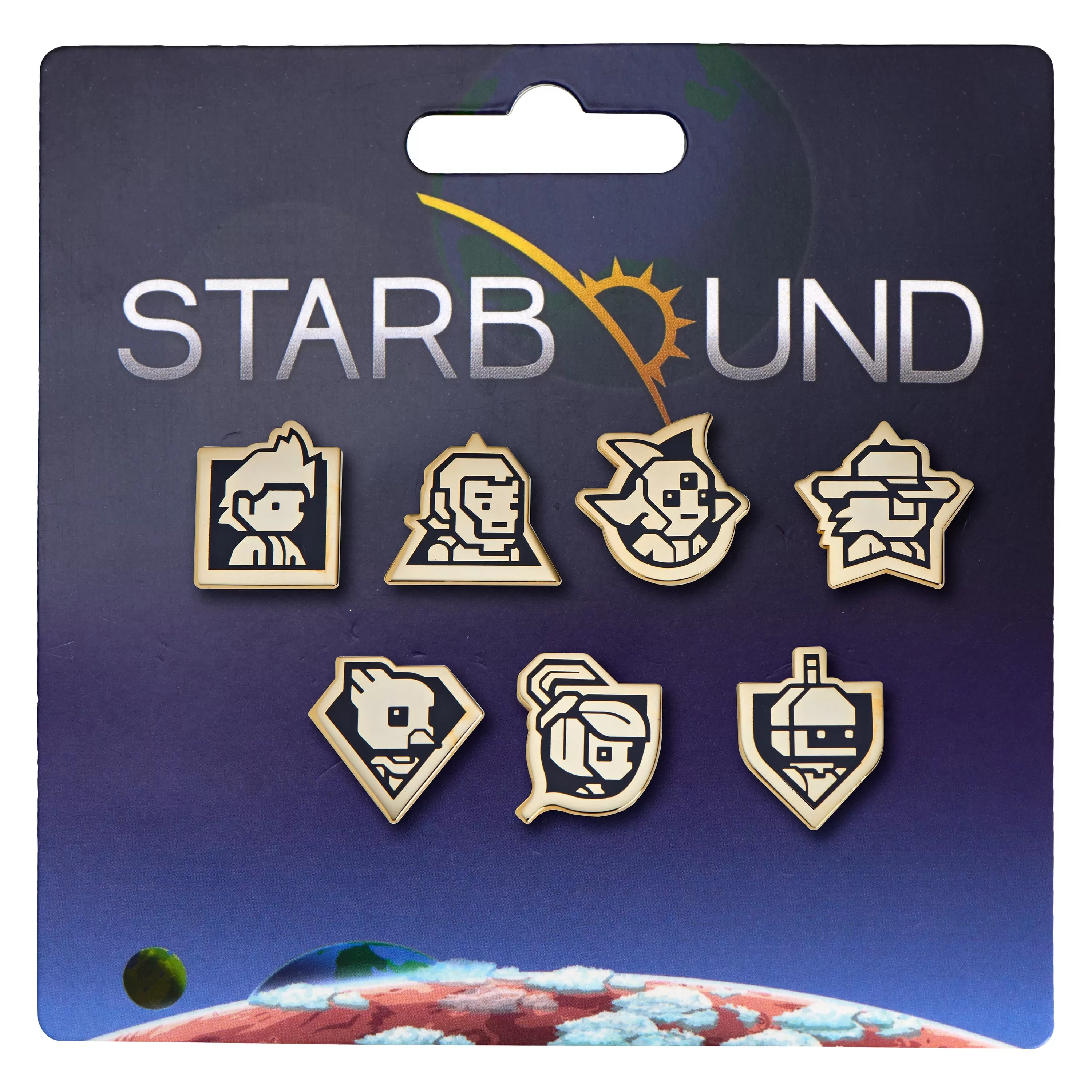 Starbound - Races Pin Set: Gold