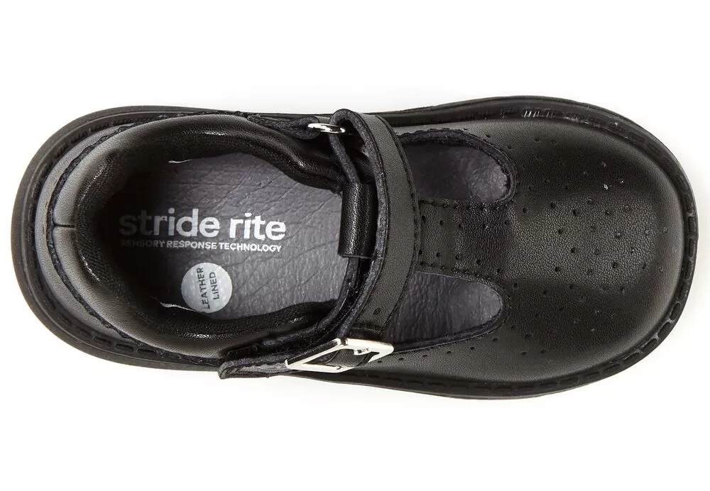 Stride Rite Black Nell Toddler Mary Jane Shoe