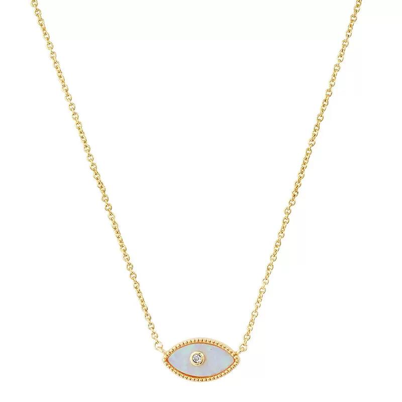 TAI RITTICHAI | Opal Evil Eye Necklace