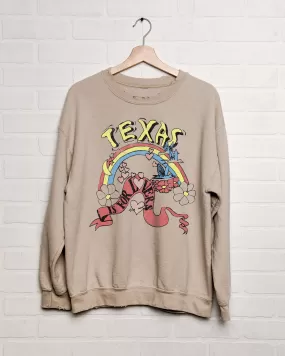 Texas Is For Lovers Sand Thrifted Sweatshirt