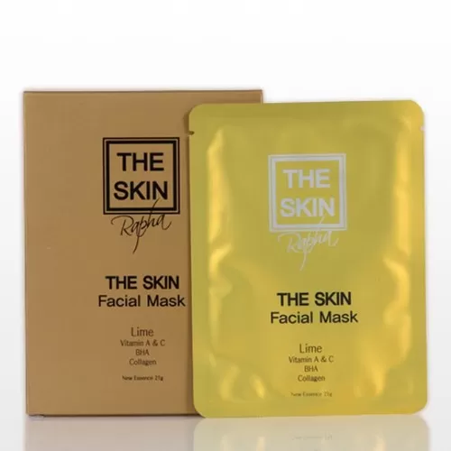 The Skin Rapha Facial Masks 10 Sheets Face Care Lime Extract Multi Vitamins Adenosine