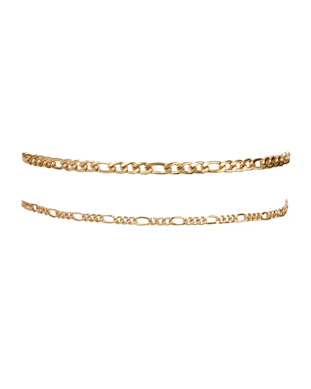 The Suganami Anklet Set- Gold