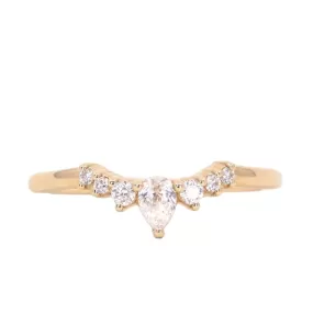 Tiara Curved Diamond Band