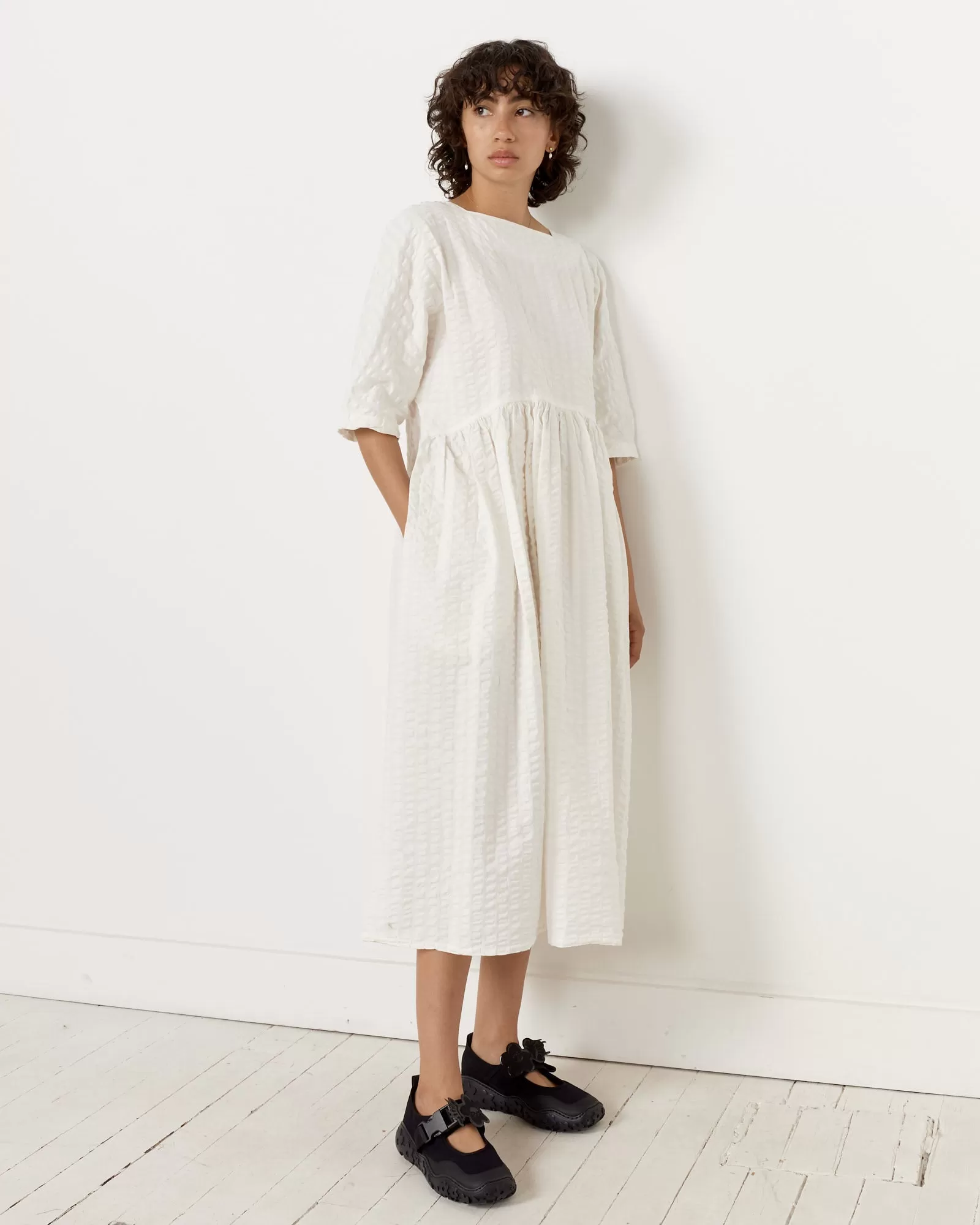 Tradi Dress in White