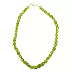 Vesuvianite necklace (large nuggets)