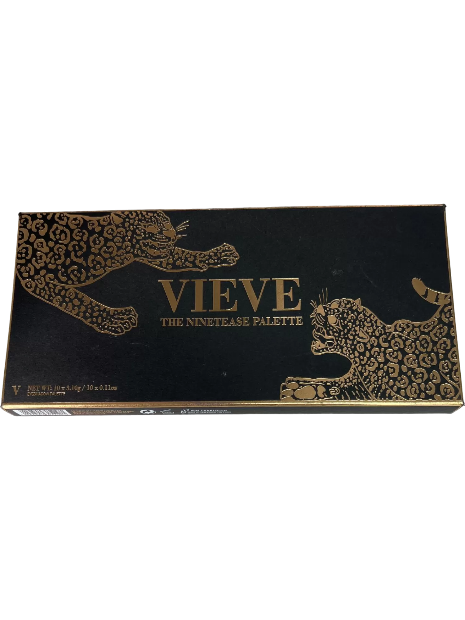 VIEVE The Ninetease Eyeshadow Palette Cool-Toned Shades Day to Night Glam