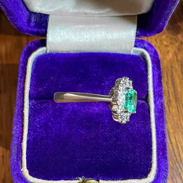 Vintage Emerald & Diamond Ring