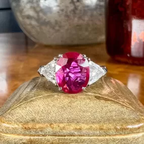 Vintage Ruby & Diamond Ring