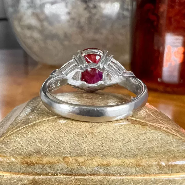 Vintage Ruby & Diamond Ring