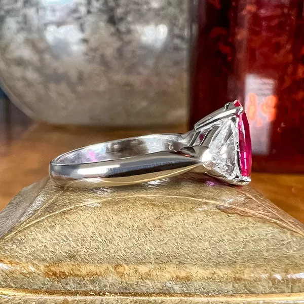 Vintage Ruby & Diamond Ring