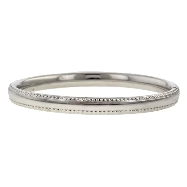 Vintage Silver Baby Bangle Bracelet