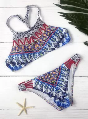 Wanna Net Printed Bikini Sets