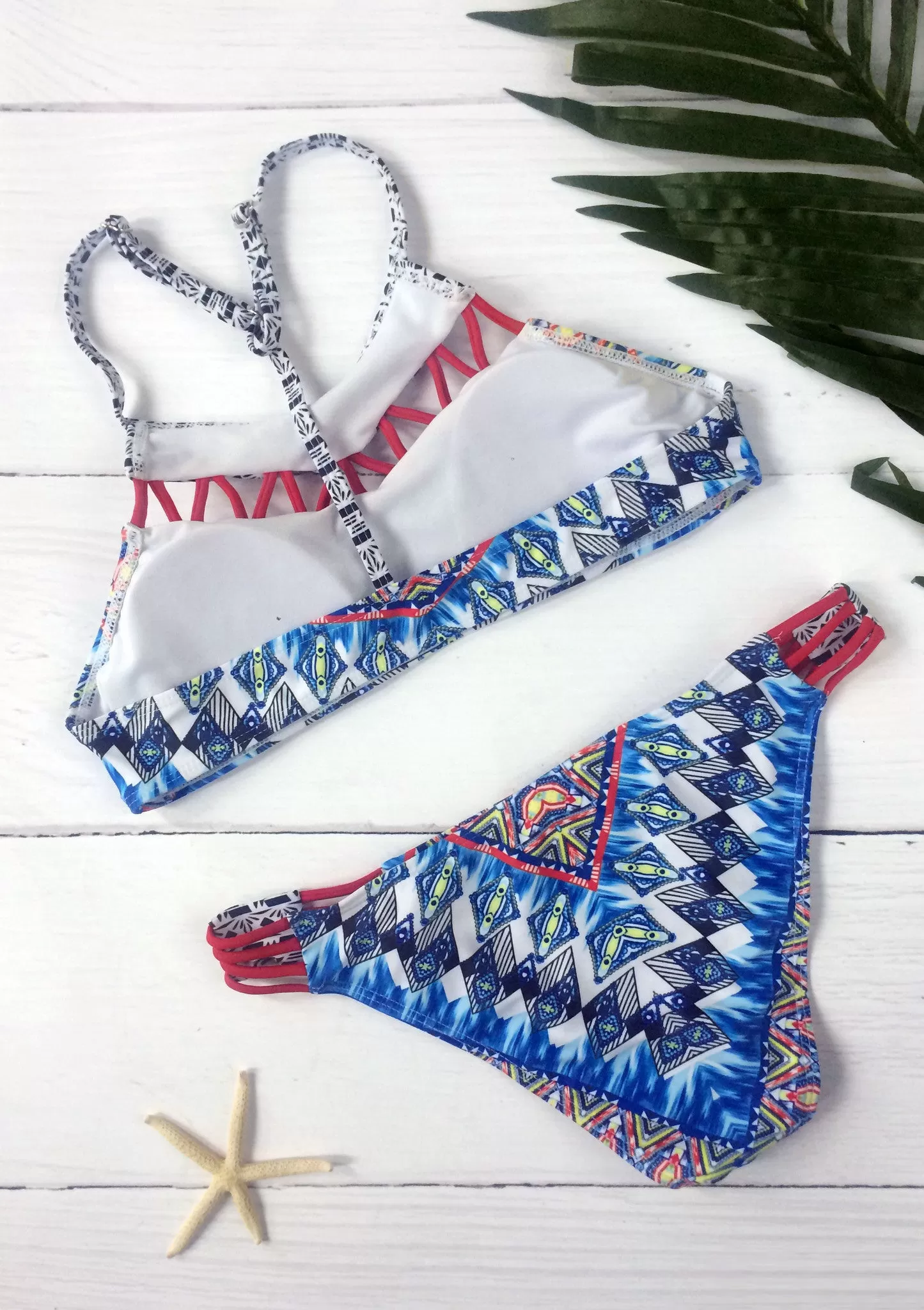 Wanna Net Printed Bikini Sets