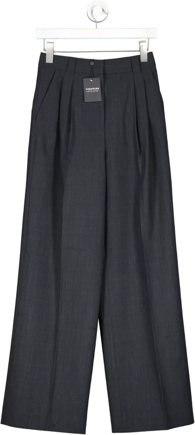 Whistles Grey Frida Smart Trouser UK 8