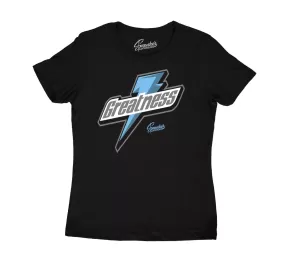 Womens Legend Blue 11 Shirt - Greatness - Black