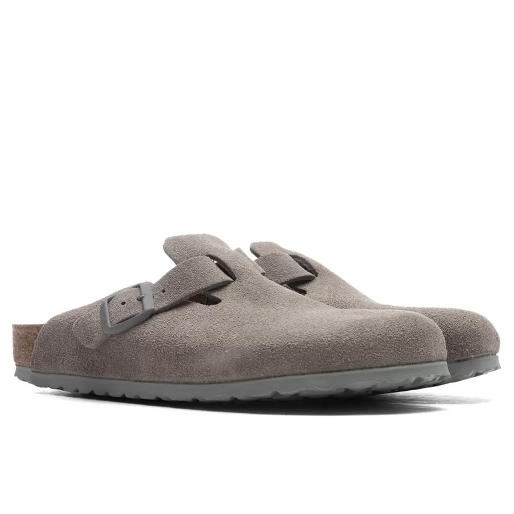 Women's Narrow Boston Soft Footbed - Stone Coin