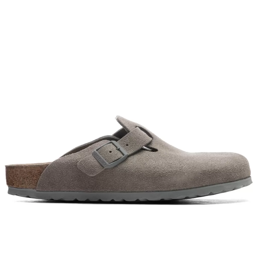 Women's Narrow Boston Soft Footbed - Stone Coin