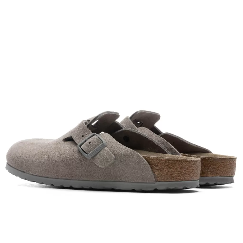 Women's Narrow Boston Soft Footbed - Stone Coin