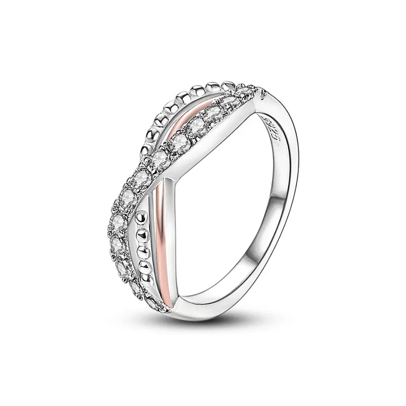 Zircon Wedding Rings