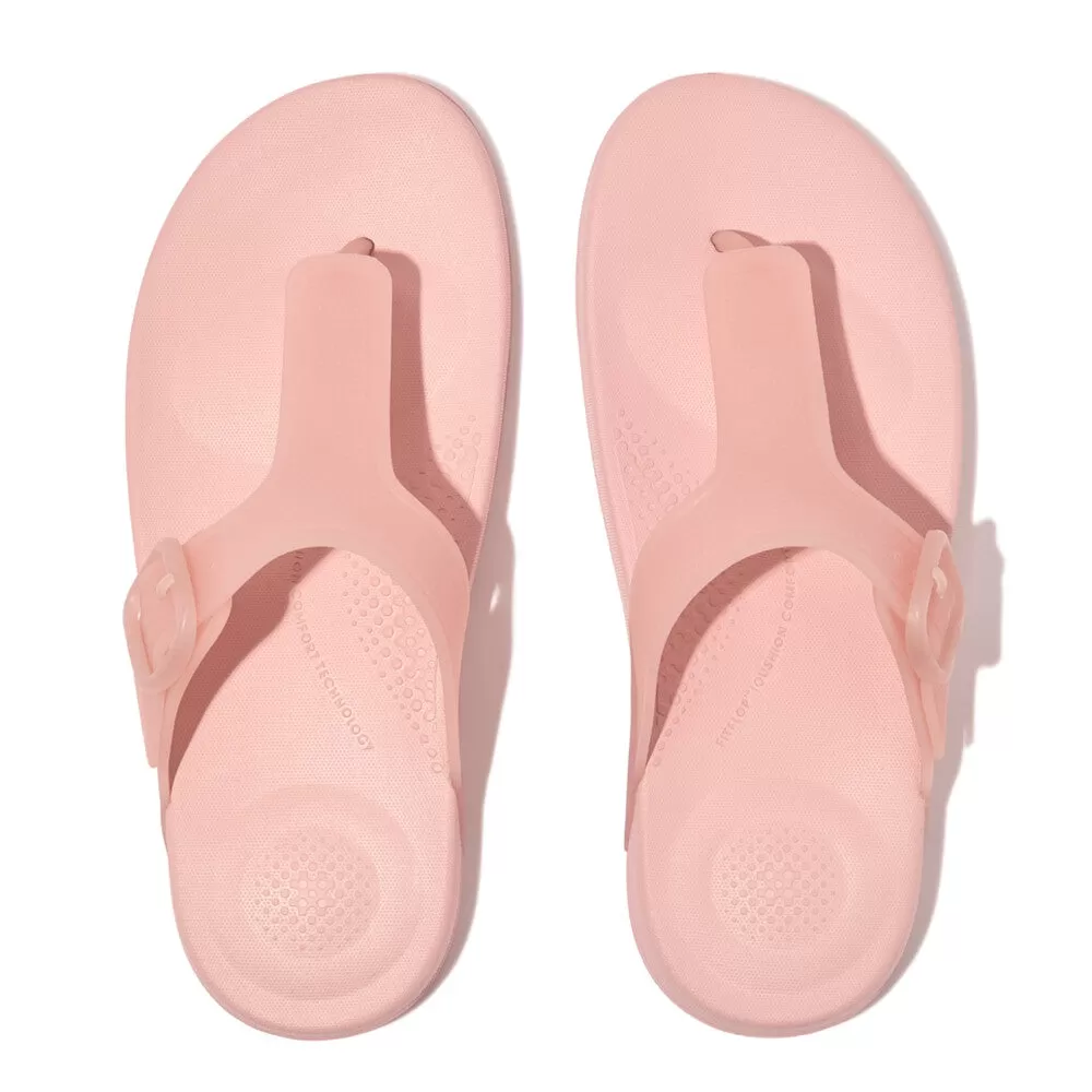 รองเท้าแตะ ผู้หญิง รุ่น iQUSHION TRANSLUCENT ADJUSTABLE BUCKLE FLIP-FLOPS